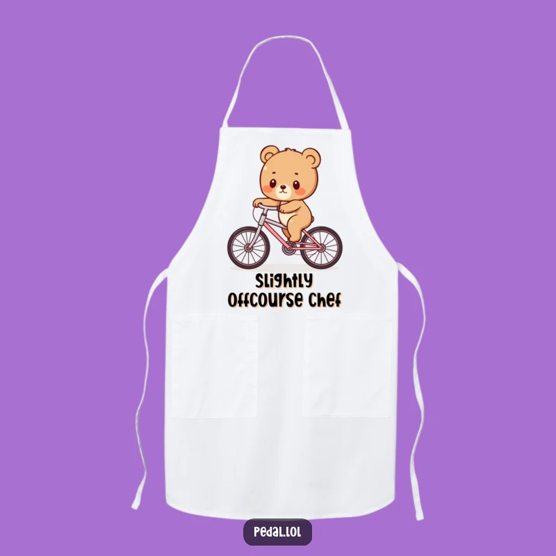 Funny Bear Cub Wobble Apron: Cook with Cute Chaos and Hilarious Charm
