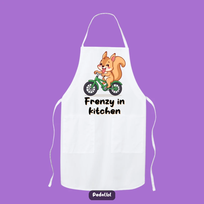 Funny Squirrel Chef Apron: Playful Kitchen Fun for Foodies