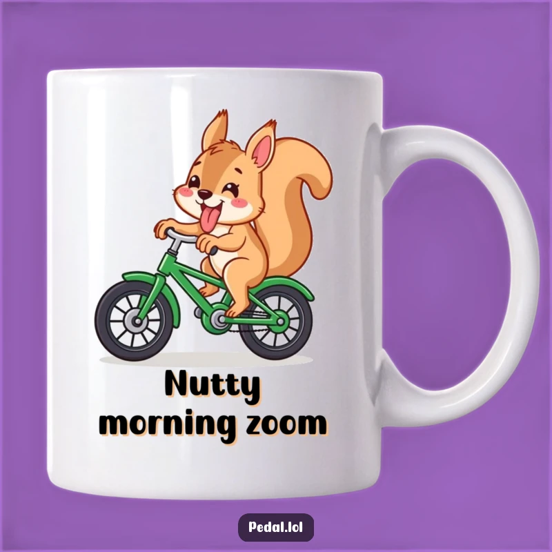Funny Squirrel Bicycle Mug: A Playful Rider's Perfect Funny Gift