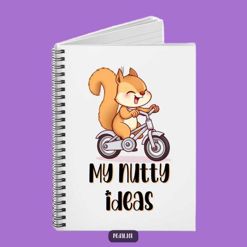 Funny Squirrel Bike Bell Notebook: Giggling Journal Gift