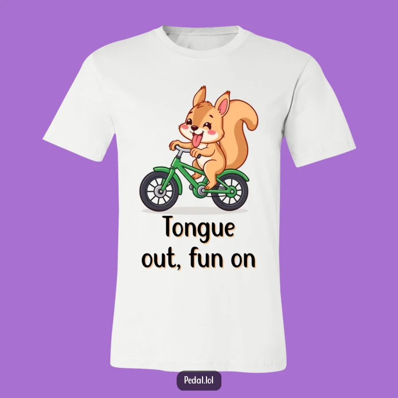 Funny Squirrel Bike T-Shirt: A Playful Rider's Hilarious Gift